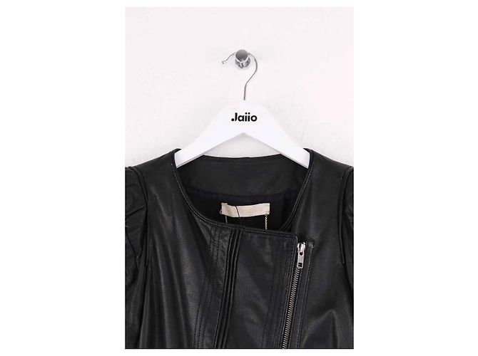 Chaqueta de cuero negra Vanessa Bruno - vista 2