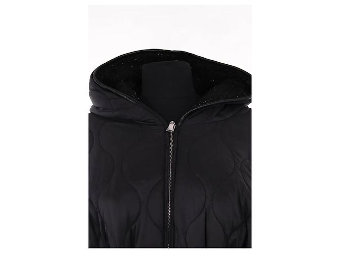 Maje Black Synthetic Coat - view 5