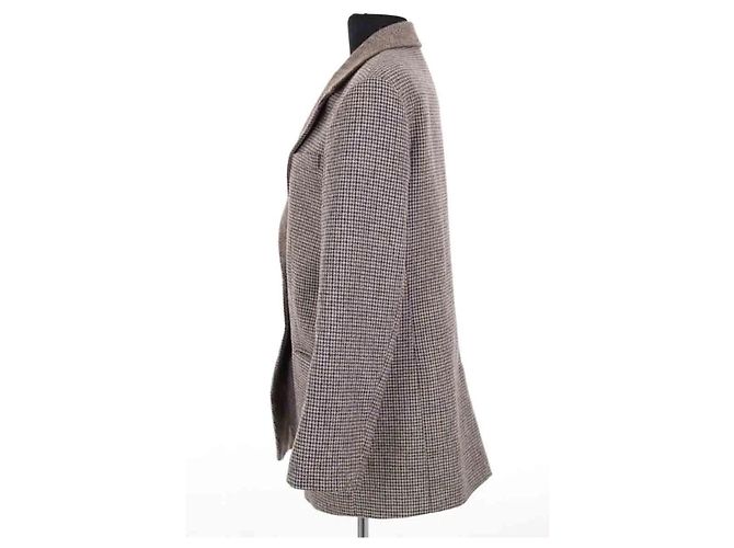 Sandro Brown Wool Blazer - view 3