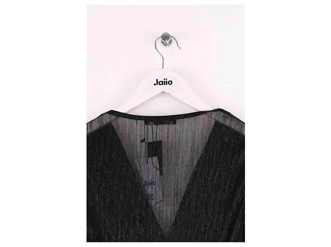 Maje Vestido Ruffiniti negro - vista 4