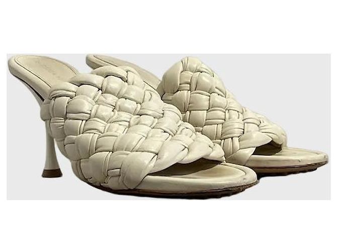 Mules Bottega Veneta écrue T.38 - vista 2