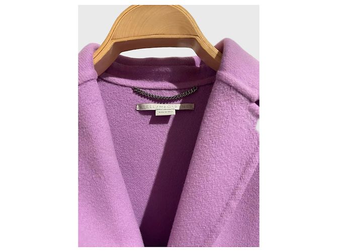 Stella Mc Cartney Cappotto Stella McCartney viola T.34 - vista 2