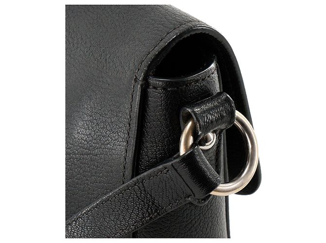 MIUMIU - Borsa a tracolla Miu Miu Madras in pelle martellata nera - vista 8