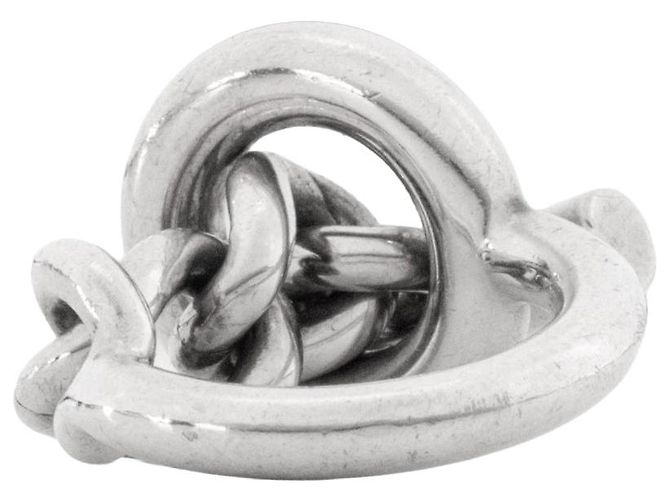 HERMÈS - Croisette GM Hermès Ring aus Silber (T49) - Ansicht 2