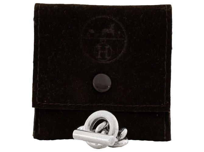 HERMÈS - Croisette GM Hermès Ring aus Silber (T49) - Ansicht 4