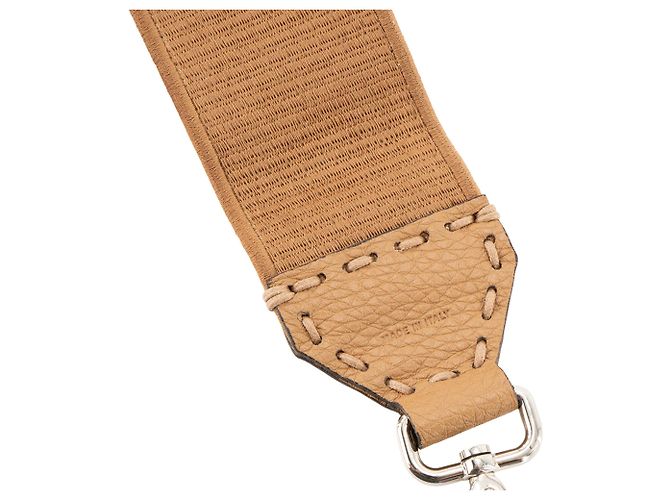 FENDI - Tracolla Fendi in tela monogrammata marrone e beige - vista 4