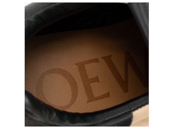LOEWE - Sneakers Flow Runner 2.0 in tela e camoscio beige (T38) - vista 10