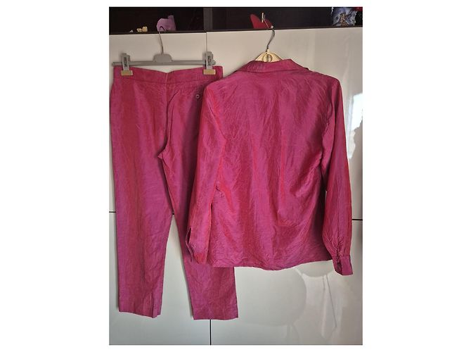 Max Mara Completo in Seta MaxMara Rosa - vista 2