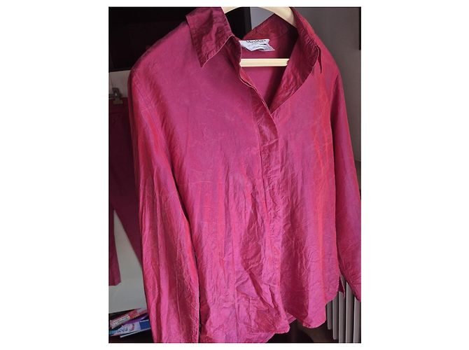 Max Mara Completo in Seta MaxMara Rosa - vista 4