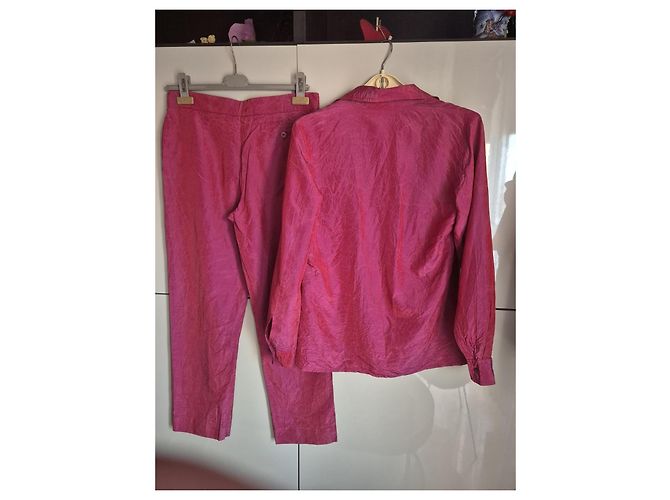 Max Mara Completo in Seta MaxMara Rosa - vista 7