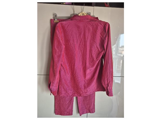 Max Mara Completo in Seta MaxMara Rosa - vista 8