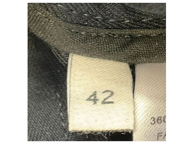 Gabardina con cinturón de lona de algodón azul marino Bottega Veneta - vista 5
