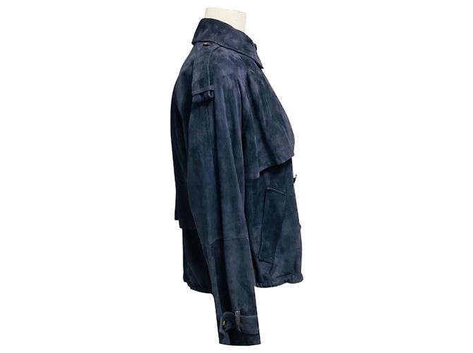 Brunello Cucinelli Night Sky Wildlederjacke - Ansicht 2