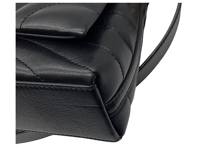 Givenchy Bolso de Hombro Pequeño 4G Acolchado en Piel de Ternera Suave Negra - vista 10