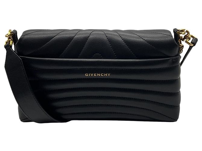 Givenchy Bolso de Hombro Pequeño 4G Acolchado en Piel de Ternera Suave Negra - vista 3
