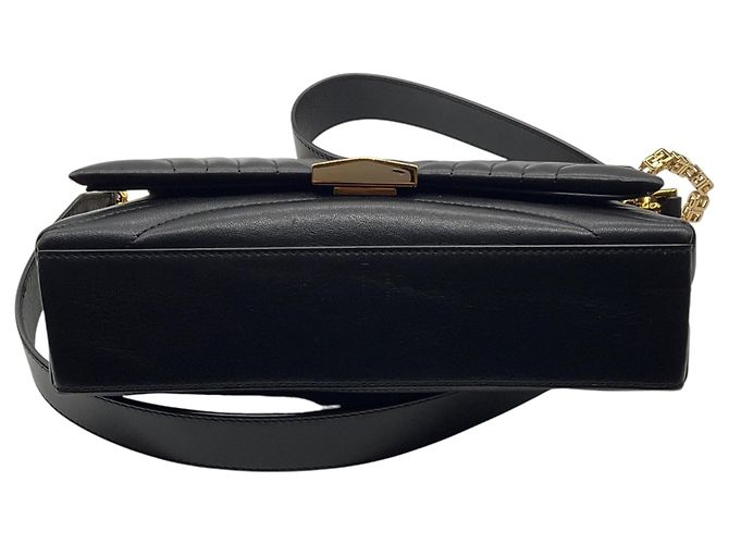 Givenchy Bolso de Hombro Pequeño 4G Acolchado en Piel de Ternera Suave Negra - vista 4