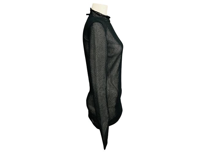 Top de malla doble Loewe Black / Silver - vista 2