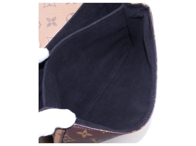 Louis Vuitton Pochette Metis Canvas Flap Crossbody Monogram Reverse - vista 8