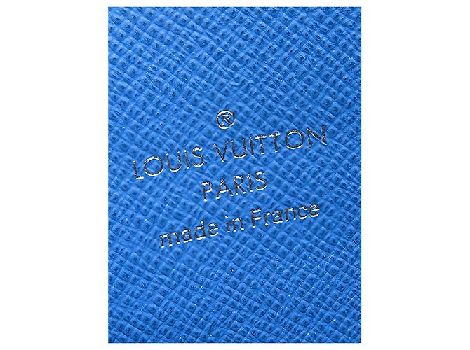 Borsa a tracolla portafoglio Louis Vuitton Damier Graphite Giant Alpha Blu - vista 5