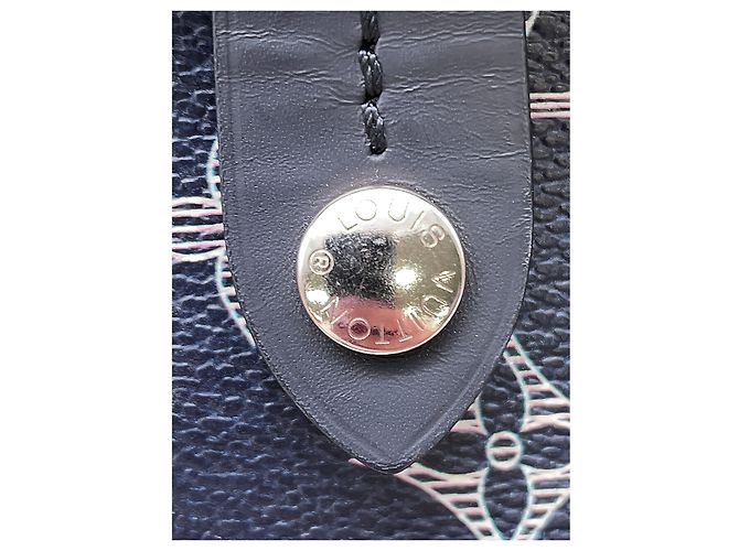 Borsa a Tracolla Louis Vuitton Chapman Brothers Monogram Savane Messenger PM Blu - vista 14