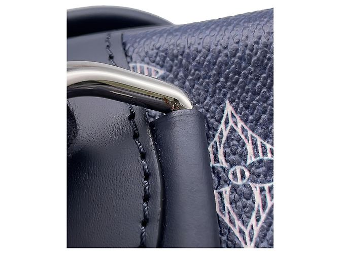Borsa a Tracolla Louis Vuitton Chapman Brothers Monogram Savane Messenger PM Blu - vista 8