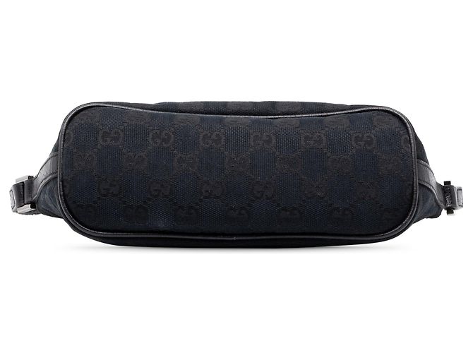 Borsa a tracolla Boat in tela GG Web Gucci nera - vista 3