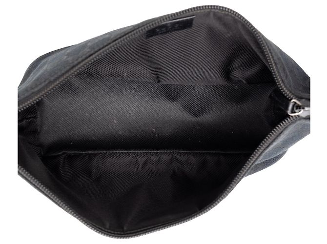 Borsa a tracolla Boat in tela GG Web Gucci nera - vista 4