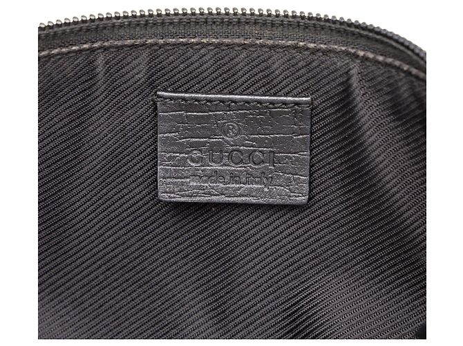 Borsa a tracolla Boat in tela GG Web Gucci nera - vista 5