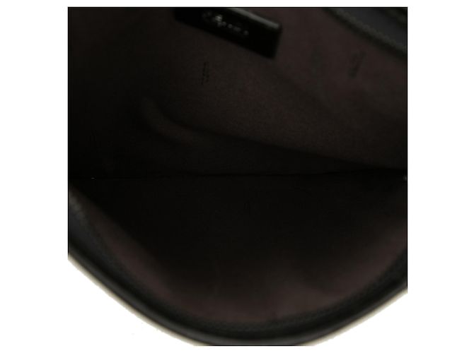 Borsa a tracolla Fendi Zucca Spalmati nera - vista 4
