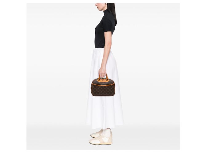 Borsa a mano Louis Vuitton Monogram Trouville Marrone - vista 6
