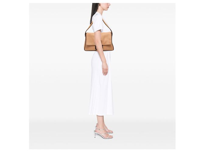 Borsa a tracolla Fendi Mamma Forever Large in pelle di vitello Marrone - vista 6