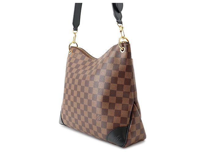 Louis Vuitton Damier Ebene Odeon MM Crossbody Bag Braun - Ansicht 2