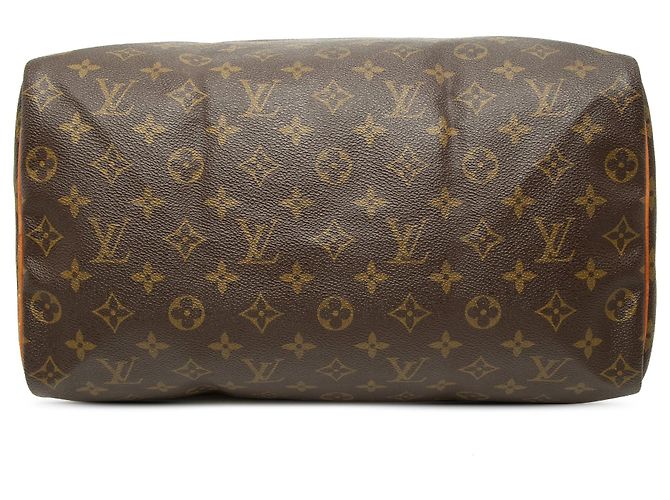 Borsa Boston Louis Vuitton Monogram Speedy 35 Marrone - vista 3