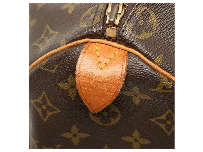 Borsa Boston Louis Vuitton Monogram Speedy 35 Marrone - vista 5