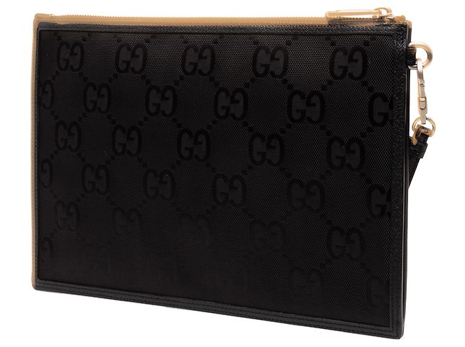Borsa Clutch Gucci GG Nylon Off The Grid Nera - vista 2