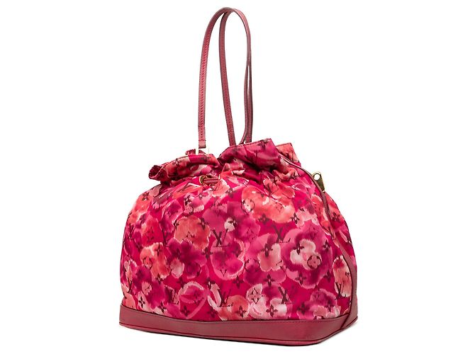 Bucket Borsa a secchiello Louis Vuitton Limited Edition Monogram Nylon Ikat Noefull MM Rosa - vista 2