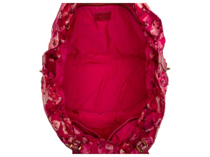 Bucket Borsa a secchiello Louis Vuitton Limited Edition Monogram Nylon Ikat Noefull MM Rosa - vista 4