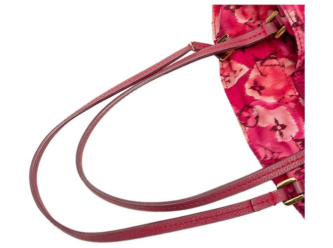 Bucket Borsa a secchiello Louis Vuitton Limited Edition Monogram Nylon Ikat Noefull MM Rosa - vista 7