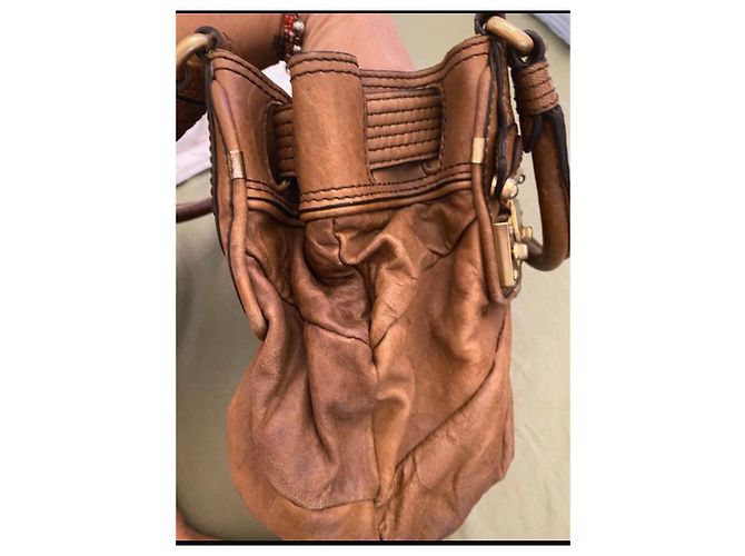Borsa a mano in pelle marrone Juicy Couture - vista 12
