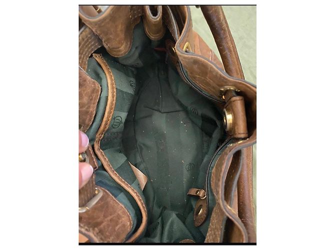 Borsa a mano in pelle marrone Juicy Couture - vista 13