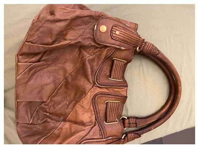 Borsa a mano in pelle marrone Juicy Couture - vista 9
