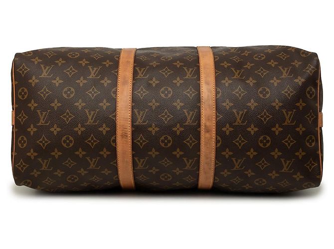 Borsa da viaggio Louis Vuitton Monogram Keepall Bandouliere 50 Marrone - vista 3