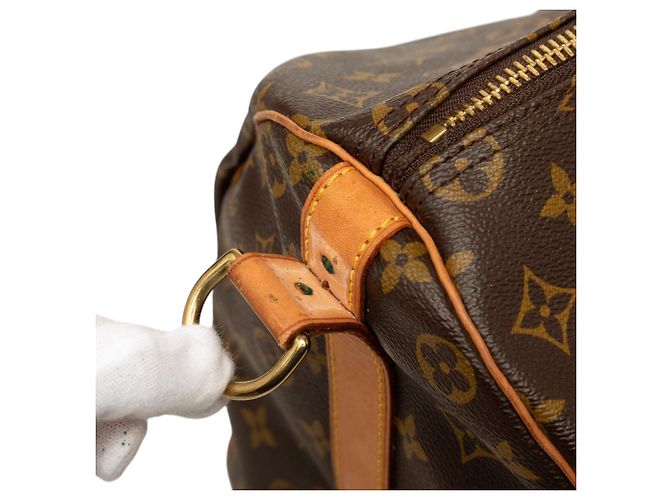Borsa da viaggio Louis Vuitton Monogram Keepall Bandouliere 50 Marrone - vista 6