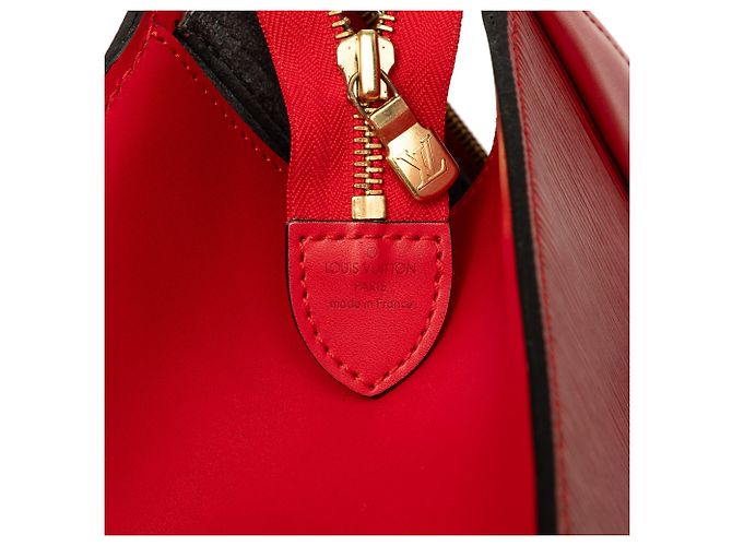 Louis Vuitton Epi Riviera Handtasche rot - Ansicht 6