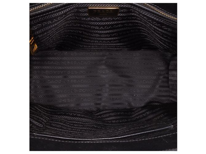 Bolsa Prada Small Saffiano Lux Galleria Double Zip Preta - vista 4
