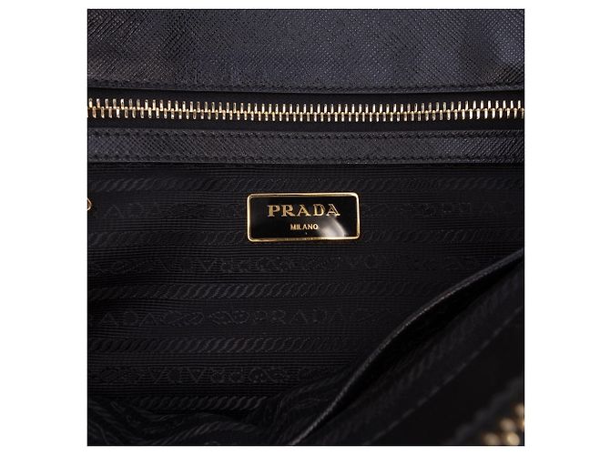 Bolsa Prada Small Saffiano Lux Galleria Double Zip Preta - vista 5