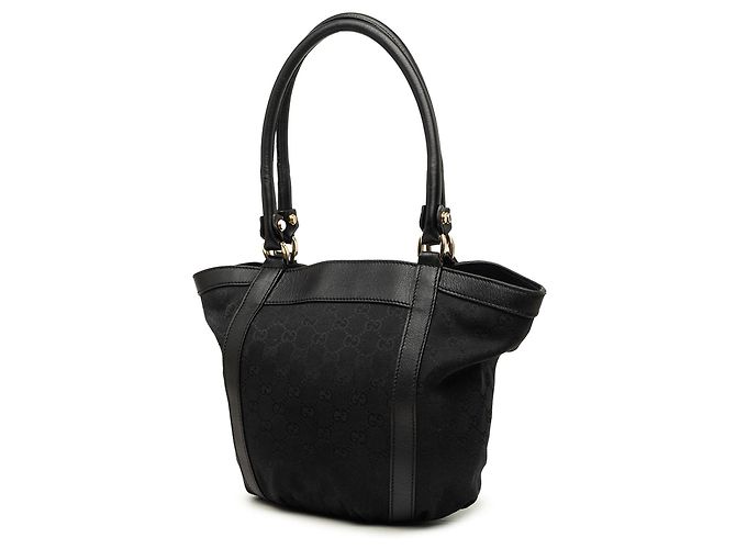 Borsa Gucci GG Canvas Abbey D Ring Nera - vista 2
