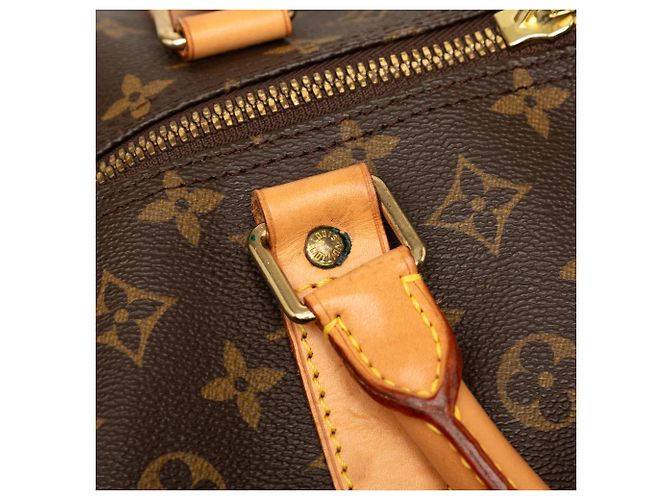 Borsa da viaggio Louis Vuitton Monogram Keepall Bandouliere 60 Marrone - vista 6