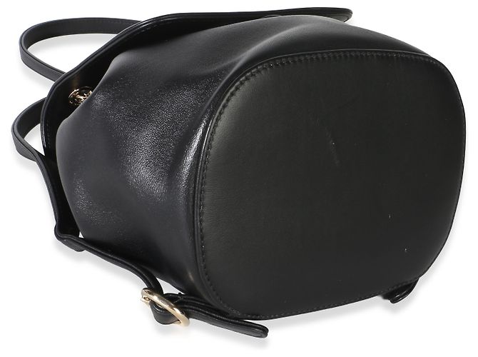 Gabrielle Chanel CC Mania Mini-Rucksack aus schwarzem Lammleder - Ansicht 5