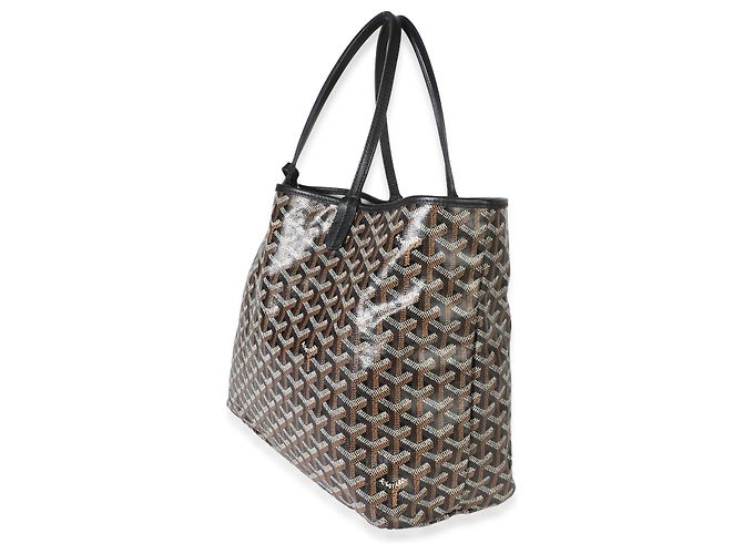 Goyard Black Goyardine Canvas Saint Louis PM - vista 3